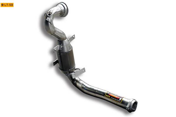 Supersprint Sportauspuff Turbo Downpipe Inkl Metall Kat Fiat 500 Abarth 1 4t Ab Bj 09 816421 Sportauspuff Direkt Com Direkt Billiger